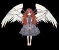 Alpha taking Arietta's form during re:||BIRTH in NOISZ re:||VERSE. (Taken from the artbook/lyric book)