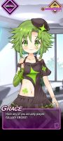Grace in NOISZ STΔRLIVHT's story mode, in her STΔRLIVHT STΔGE style.