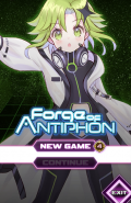 Grace's start screen in Forge of Antiphon.