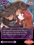 Hakuno and Producer kiss.
