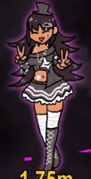 Hakuno as seen in Virtual What.