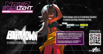 Banner for the BEATDOWN V-IGNITION.