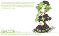 Grace's bio on the STΔRLIVHT 2nd(s) Single vs. SUNRaiSE 1st Single Kickstarter.