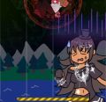 Hakuno's results screen in “Reel it in!!” (failed).