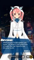 Beyond with her old artwork as seen in the story mode of NOISZ Ignition.[1]
