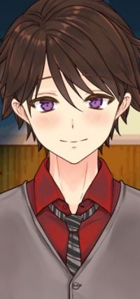 Touma smiling
