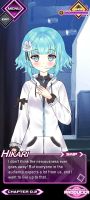 Hikari's contemplative expression.