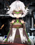 Grace smiling in her NOISZ Beast form in NOISZ re:VERSE.