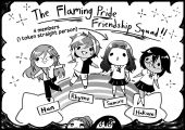 Hakuno calls back to the Flaming Pride Friendship Squad in the NOISZ STΔRLIVHT IVKoma.