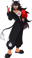 Hakuno's BLACK CAT BLASTER style.