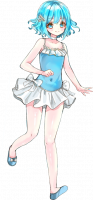 Hikari as she appears in the MV for Rise Above.