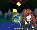 Joker's results screen in “Reel it in!!” (succeeded).