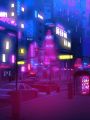 Neo-Metro at night.