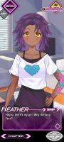 Heather in her appearance in NOISZ STΔRLIVHT.