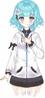 Hikari's ingame appearance.